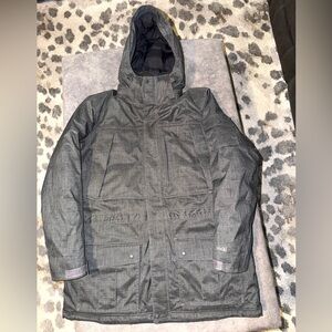 The L.L. Bean Baxter Parka in Men's XXL Tall Gray with Downtek